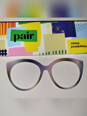 Pair Eyewear Brand Zuri Style Magnetic Topper "The Aurora Borealis Gradient"